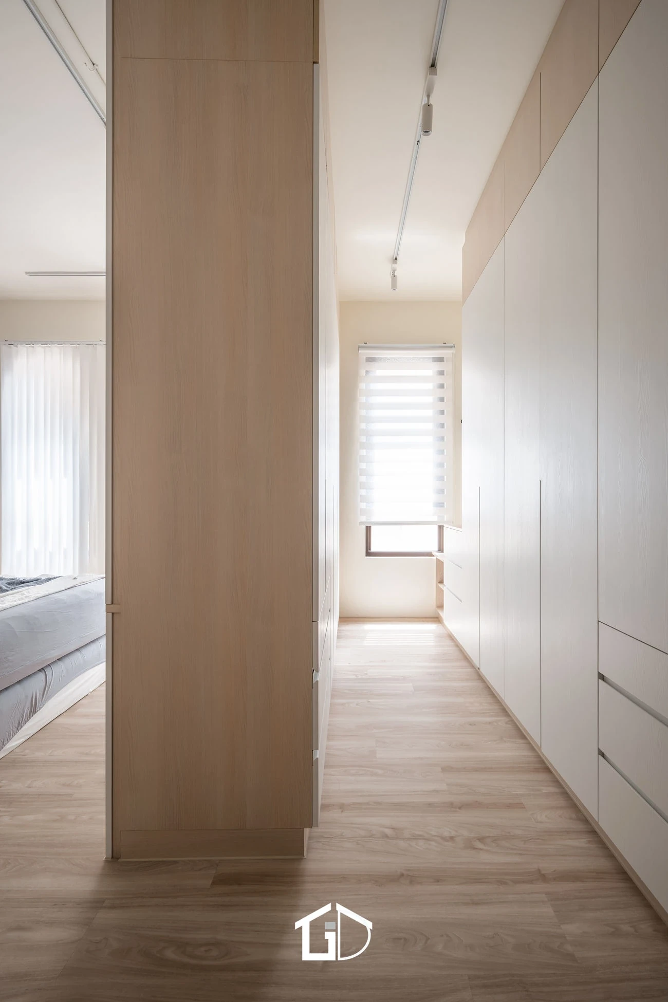 劃分獨立的更衣空間，讓生活更簡單