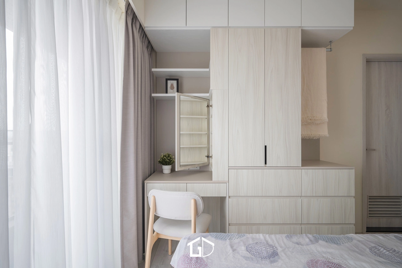 梳妝台的５大設計規則，擁有最佳的化妝護膚體驗